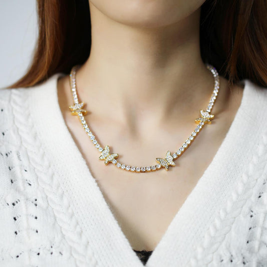 Flutter Luxe Tennis Chain